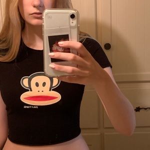 4/$30_ Cropped Paul Frank Tee